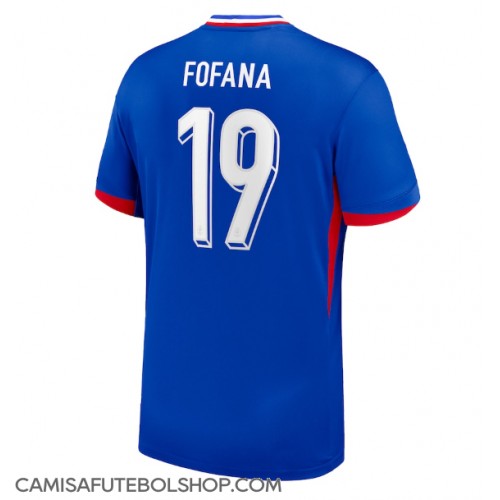 Camisa de time de futebol França Youssouf Fofana #19 Replicas 1º Equipamento Europeu 2024 Manga Curta